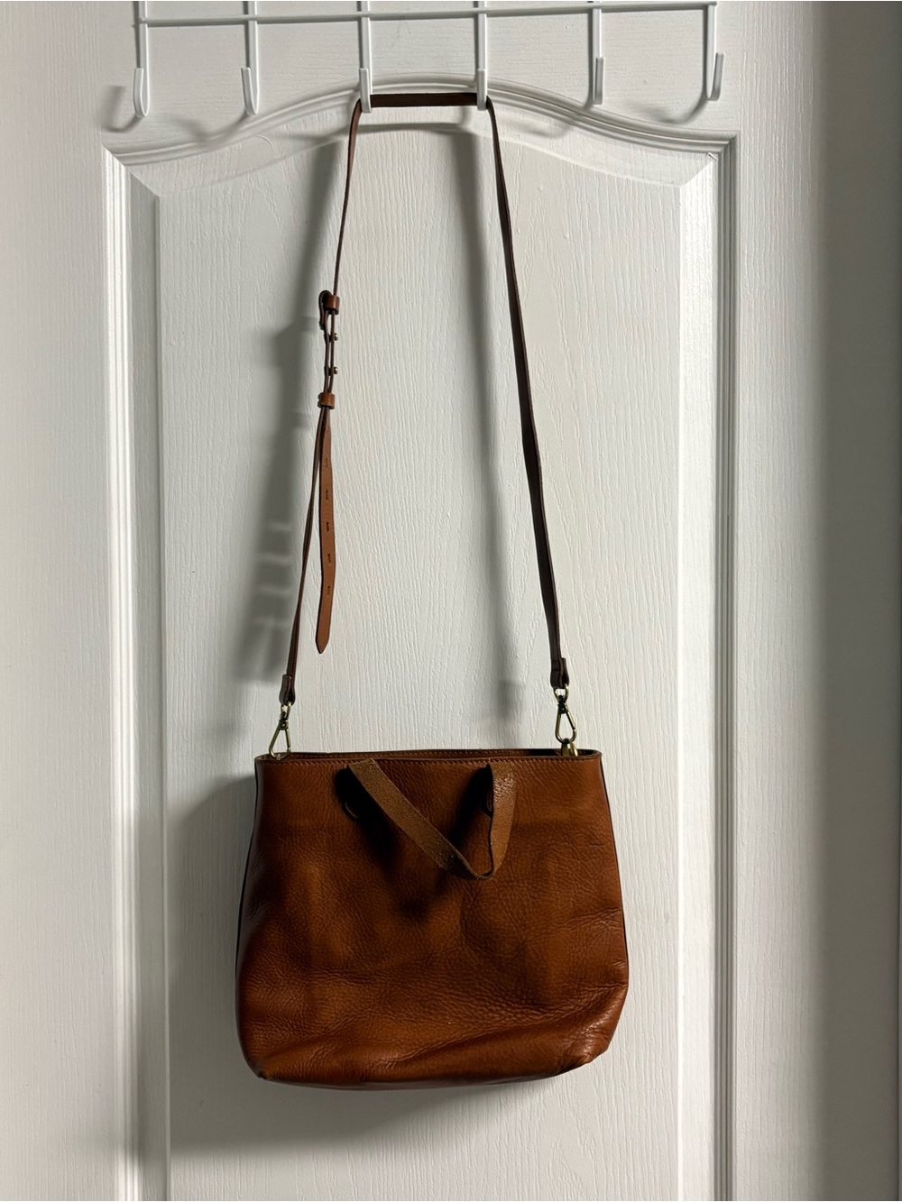 Madewell Brown Leather Crossbody Shoulder Bag